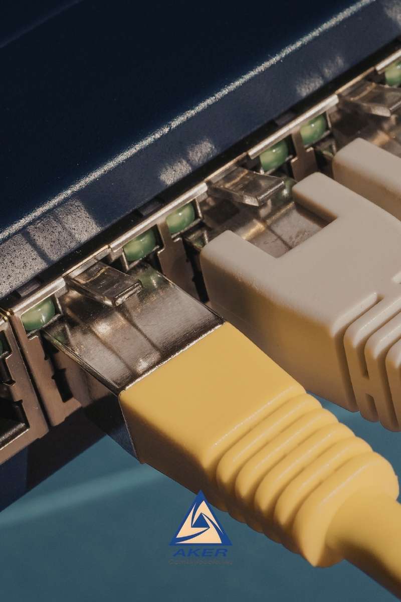 infraestructura de red con cableado estructurado eficiente